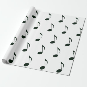 Papier Cadeau Motif de note de musique
