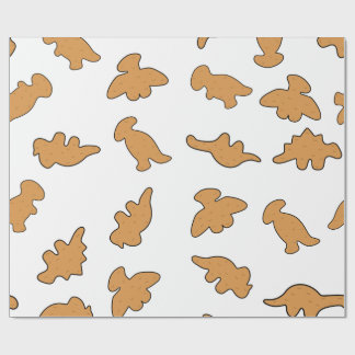 Papier Cadeau Motif de nuggets de dinosaure