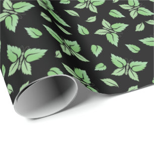 Papier Cadeau Motif de papillon de monnaie