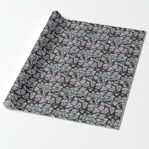 Papier Cadeau Motif de peau animale, design vintage.