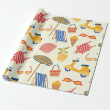 Motif de plage d'été italien La dolce Vita
