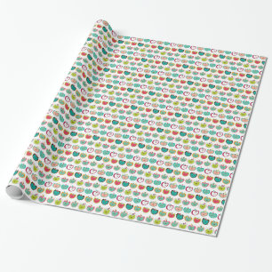 Papier Cadeau Motif de pomme mignon