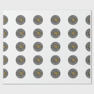 Papier Cadeau Motif de signature Tout Vierge Emballage Pa