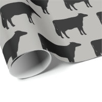 Motif de silhouettes de vache du Holstein