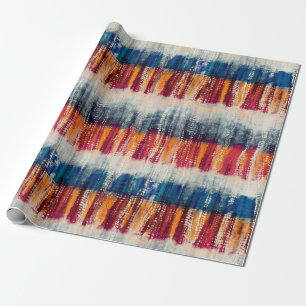 Papier Cadeau Motif de simulation de tissu de broyage de teintur