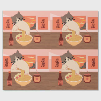 Papier Cadeau Motif de slurp de ramen
