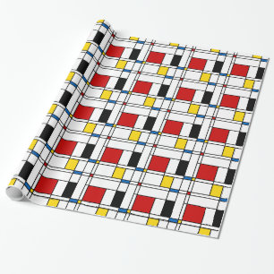 Papier Cadeau Motif de Stijl