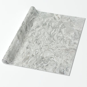Papier Cadeau Motif de surface en marbre gris