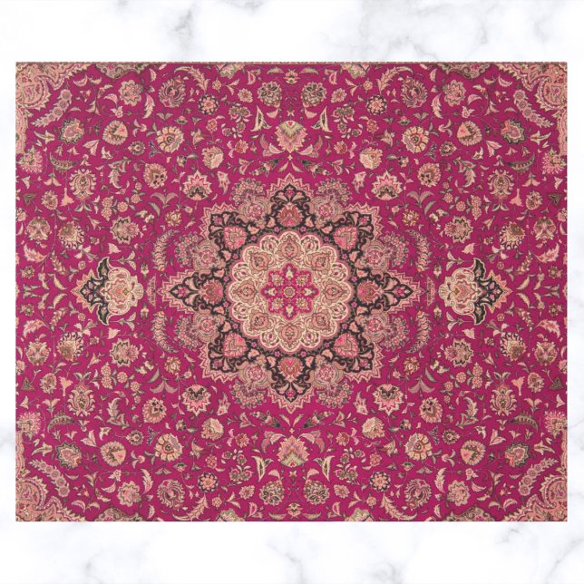 Papier Cadeau Motif de tapis vintage persan (Créateur téléchargé)