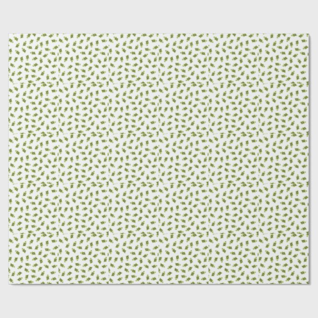 Papier Cadeau Motif de tortue mignonne (Plat)