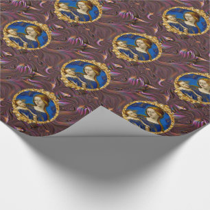 Papier Cadeau Motif de vacances de Noël de Mary de Jésus et de