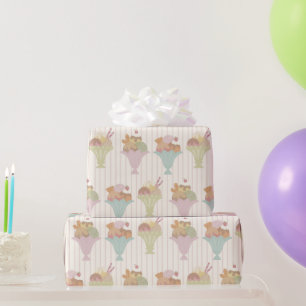 Papier Cadeau Motif Délices Congelés
