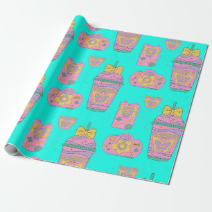 Papier Cadeau motif des années 90