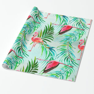 Papier Cadeau Motif d'été tropical