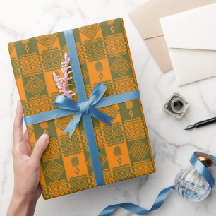 Papier Cadeau motif d'ethnie africaine