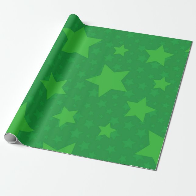 Papier Cadeau Motif d'étoiles (Déroulé)