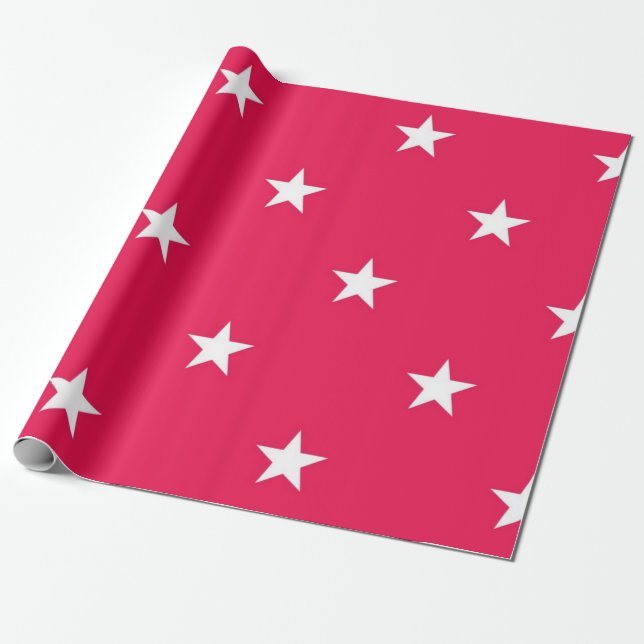 Papier Cadeau Motif d'étoiles (Déroulé)