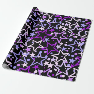 Papier Cadeau Motif d'étoiles