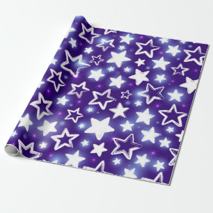 Papier Cadeau Motif d'étoiles