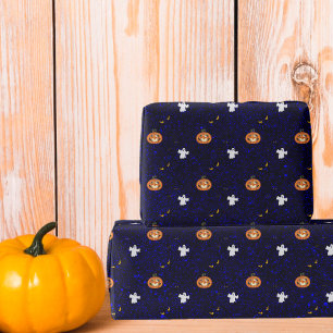 Papier Cadeau Motif d'Halloween