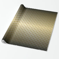 Motif Diamondplate avec Fond Noir à Or