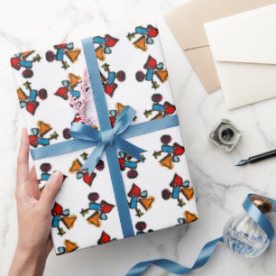 Papier Cadeau Motif d'impression Kaleidoscope Abstrait