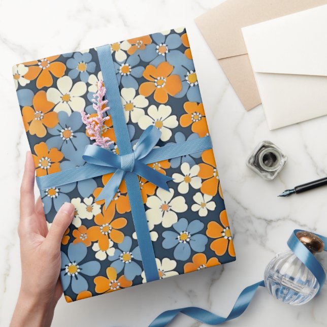 Papier Cadeau Motif Ditsy Flowers (Cadeaux)