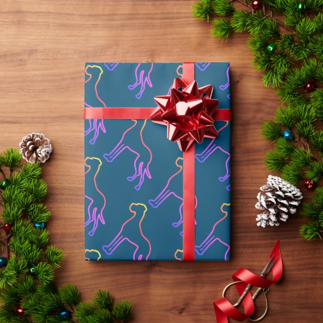 Papier Cadeau Motif Dogue Allemand (Cadeau de vacances)