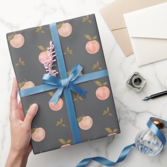 Papier Cadeau Motif douce pêche d'été (Cadeaux)