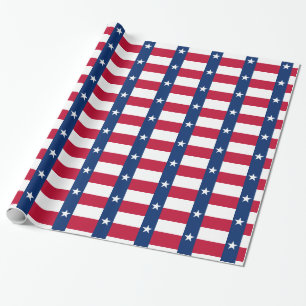 Papier Cadeau Motif Drapeau Du Texas