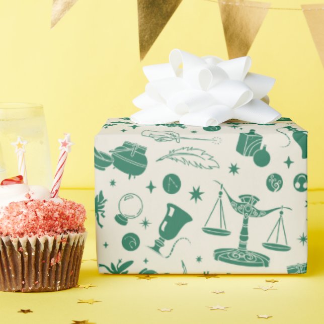 Papier Cadeau MOTIF du club de classe HOGWARTS™ (Fête d'anniversaire)