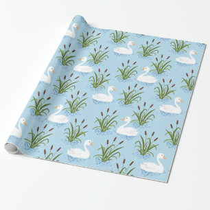 Papier Cadeau Motif Duck Pond