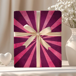 Papier Cadeau Motif Éclaté Rose Rustique Vintage