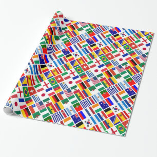 Papier Cadeau MOTIF emblème du FOOTBALL 2014