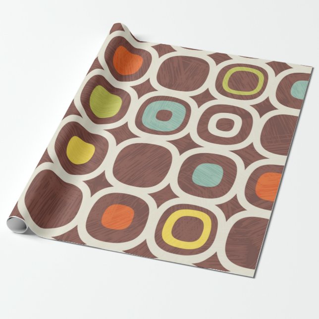 Papier Cadeau Motif en céramique (Déroulé)