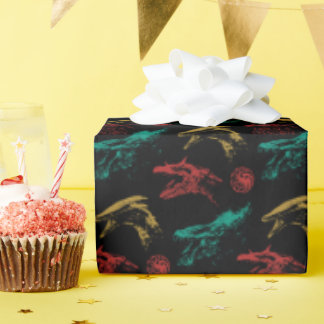Papier Cadeau Motif en chef Dragon
