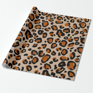 Papier Cadeau Motif en fourrure de léopard