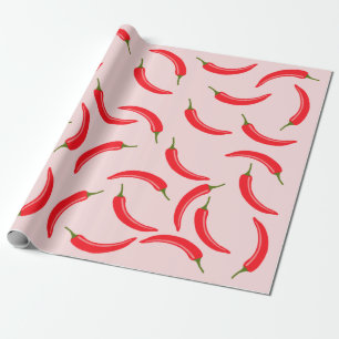 Papier Cadeau Motif épicé Red Chili