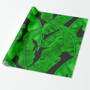 Papier Cadeau Motif feuille de banane