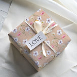Papier Cadeau Motif Fleur sauvage d'aquarelle chic Pastel<br><div class="desc">Présentant un design d'aquarelle original et transparent,  minutieusement façonné dans le domaine créatif de notre studio. De délicieux fleurs sauvages arrangés dans un motif enchanteur et transparent,  ce qui en fait l'endroit idéal pour les mariages,  les anniversaires,  les anniversaires et au-delà.</div>
