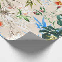 Motif Fleur sauvage vintage