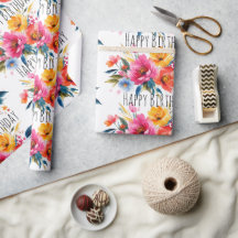 Motif floral aquarelle | Floral moderne et lumineu