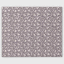 Motif floral aquarelle prune romantique assourdi