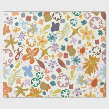 Motif floral d'automne