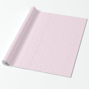 Papier Cadeau Motif floral rose et blanc