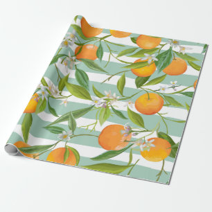 Papier Cadeau Motif Floral sans soudure. Arrière - plan de fruit
