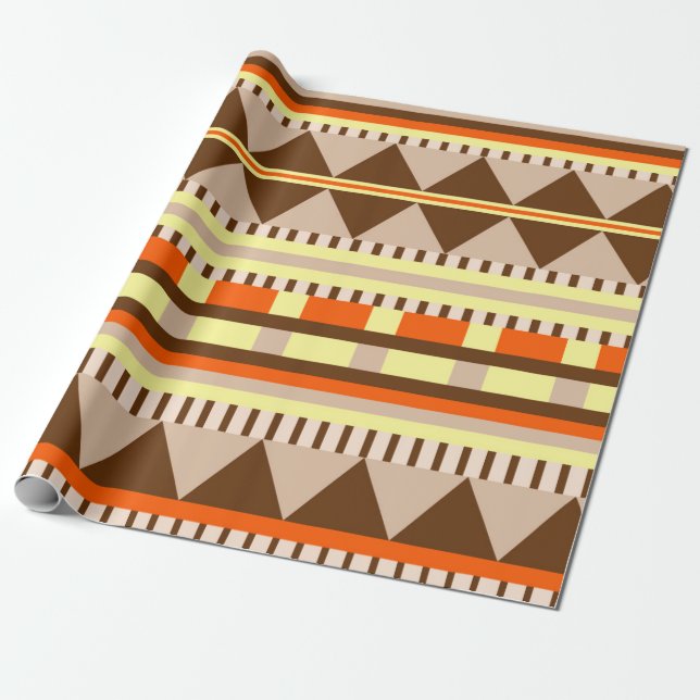 Papier Cadeau Motif géométrique (Déroulé)