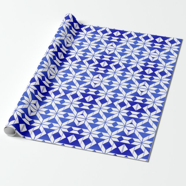 Papier Cadeau Motif géométrique (Déroulé)
