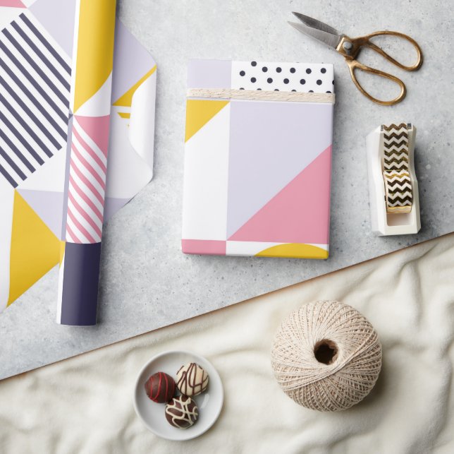 Papier Cadeau Motif géométrique 26 (Artisanat)