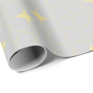 Papier Cadeau Motif géométrique à quatre feuilles